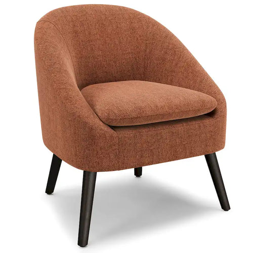 Poltrona d'accento moderna Mid-Century irregolare larga 27 pollici - 26.6 P x 26.8 L x 31.5 A