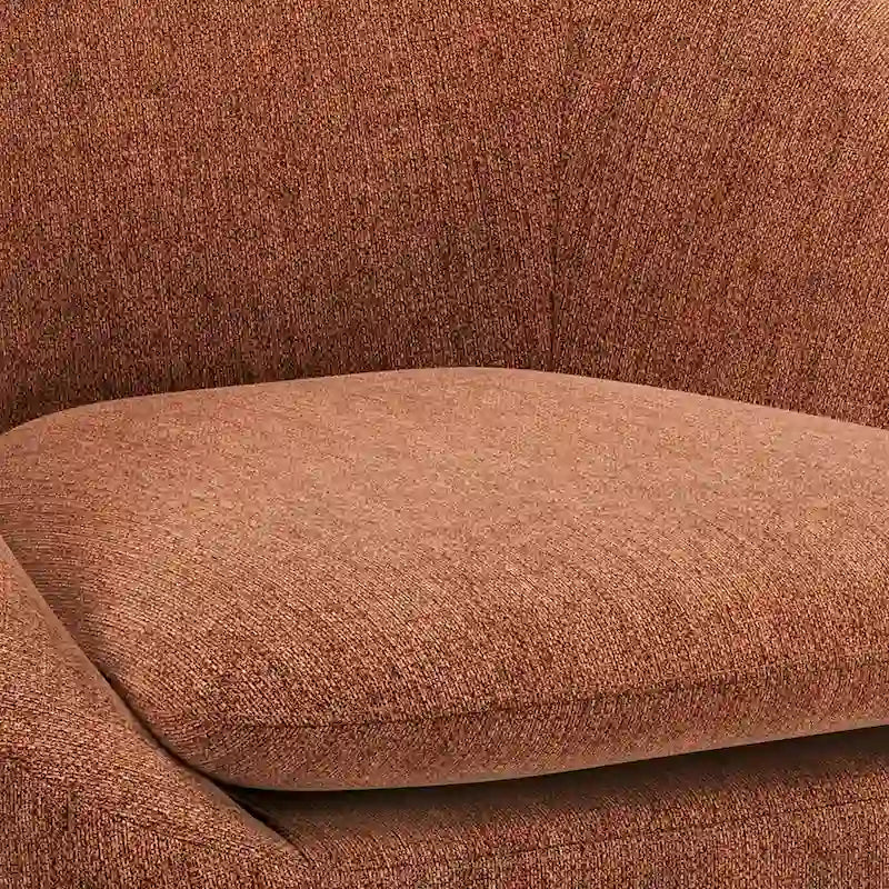 27palcové široké nepravidelné dekorativní křeslo v moderním stylu z poloviny století - 26.6 D x 26.8 Š x 31.5 V