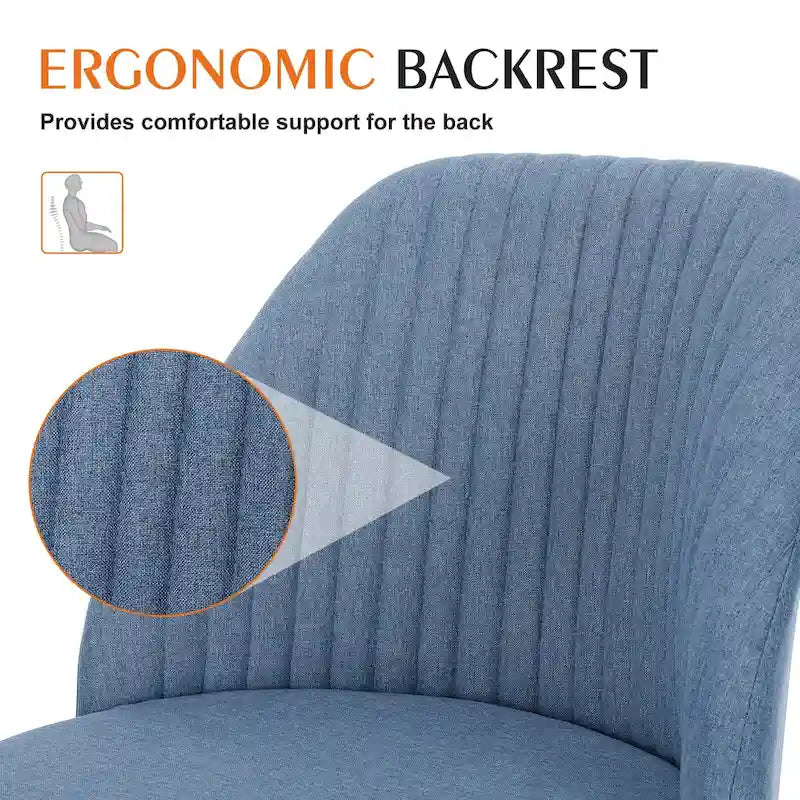 Adjustable Swivel Office Desk Chair with Wheels