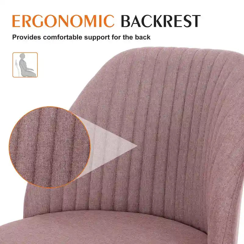 Adjustable Swivel Office Desk Chair with Wheels