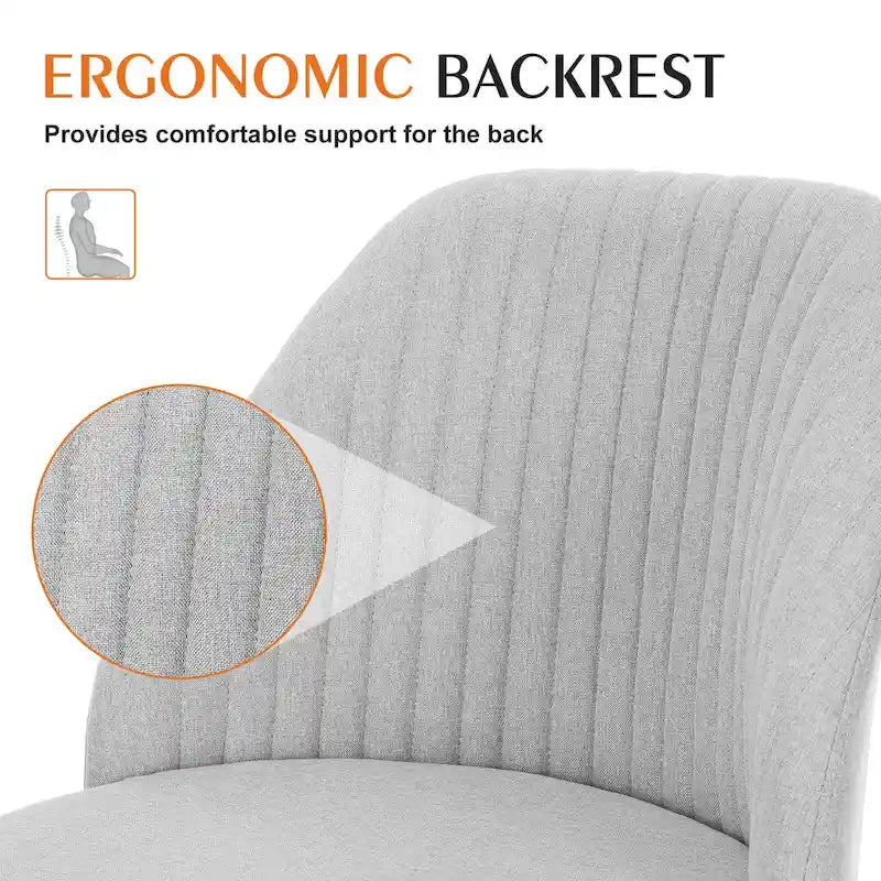 Adjustable Swivel Office Desk Chair with Wheels