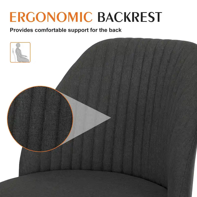 Adjustable Swivel Office Desk Chair with Wheels