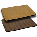 60-Inch Rectangular Table Top with Reversible Laminate Surface