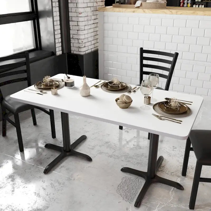 60-Inch Rectangular Table Top with Reversible Laminate Surface