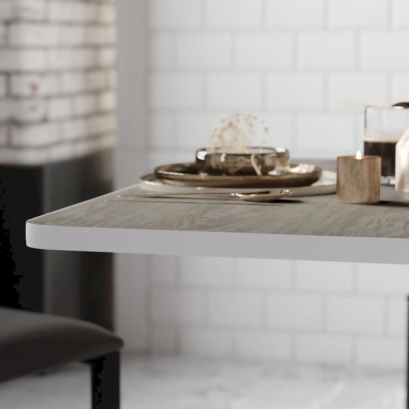 60-Inch Rectangular Table Top with Reversible Laminate Surface
