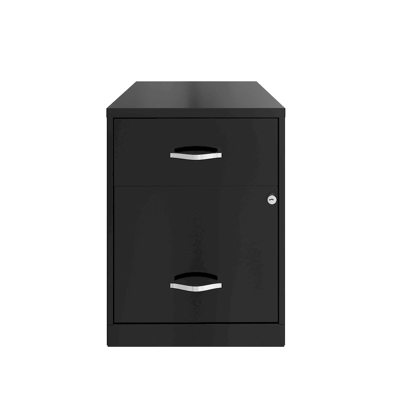 18-Inch Deep 2-Drawer Letter Width Vertical File Cabinet with Accessory Drawer