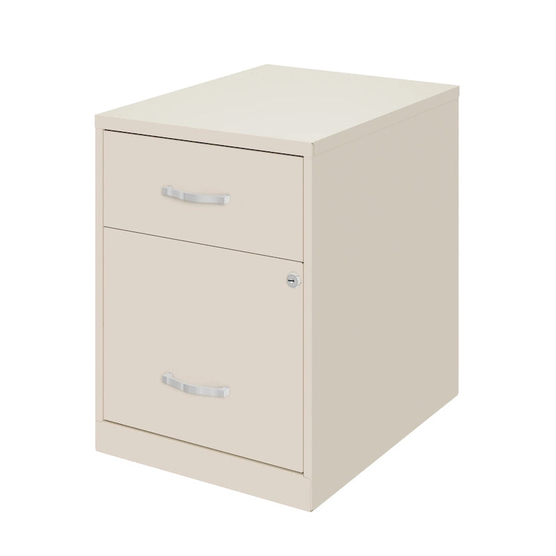 18 Zoll tiefer vertikaler Aktenschrank mit 2 Schubladen im Letter-Format und Zubehörschublade