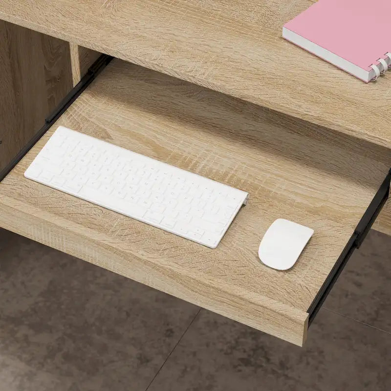 Moderner Empfangstresen für das Büro mit Tastaturschublade