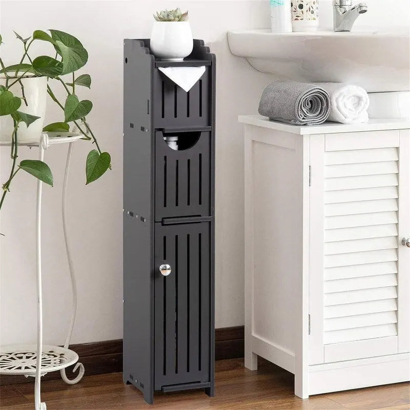 Petite armoire de rangement pour salle de bain, adaptée aux petits espaces
