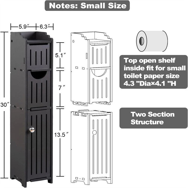 Petite armoire de rangement pour salle de bain, adaptée aux petits espaces