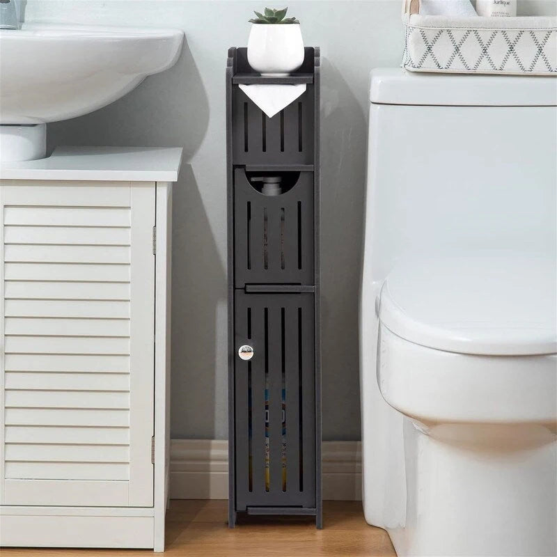 Petite armoire de rangement pour salle de bain, adaptée aux petits espaces