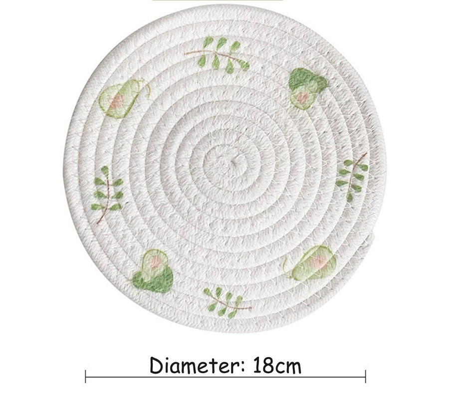 Hand-Woven Cotton Rope Placemats