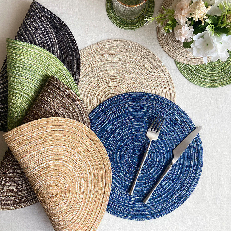 Round Linen Table Placemat