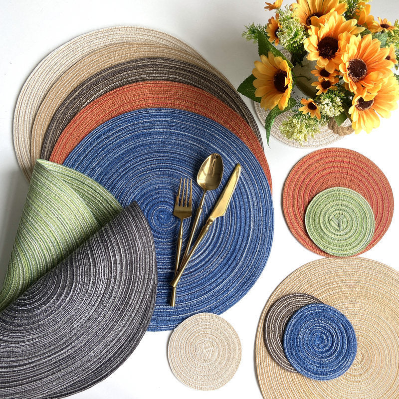 Round Linen Table Placemat